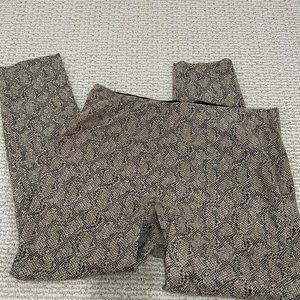 Zara snake skin leggings